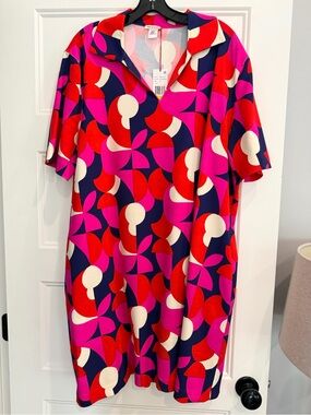 XL FRANCES VALENTINE SHIFT DRESS